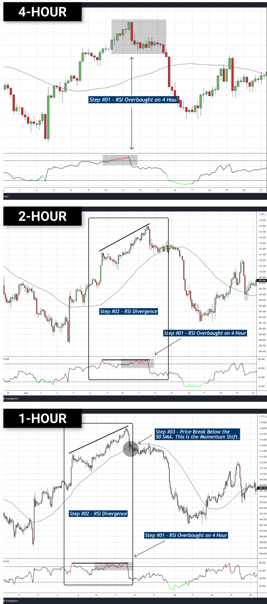 how to use the momentum shift to confirm trend reversals