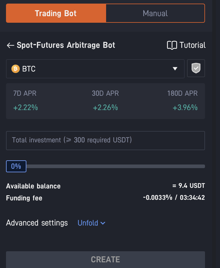 pionex spot future arbitrage bot